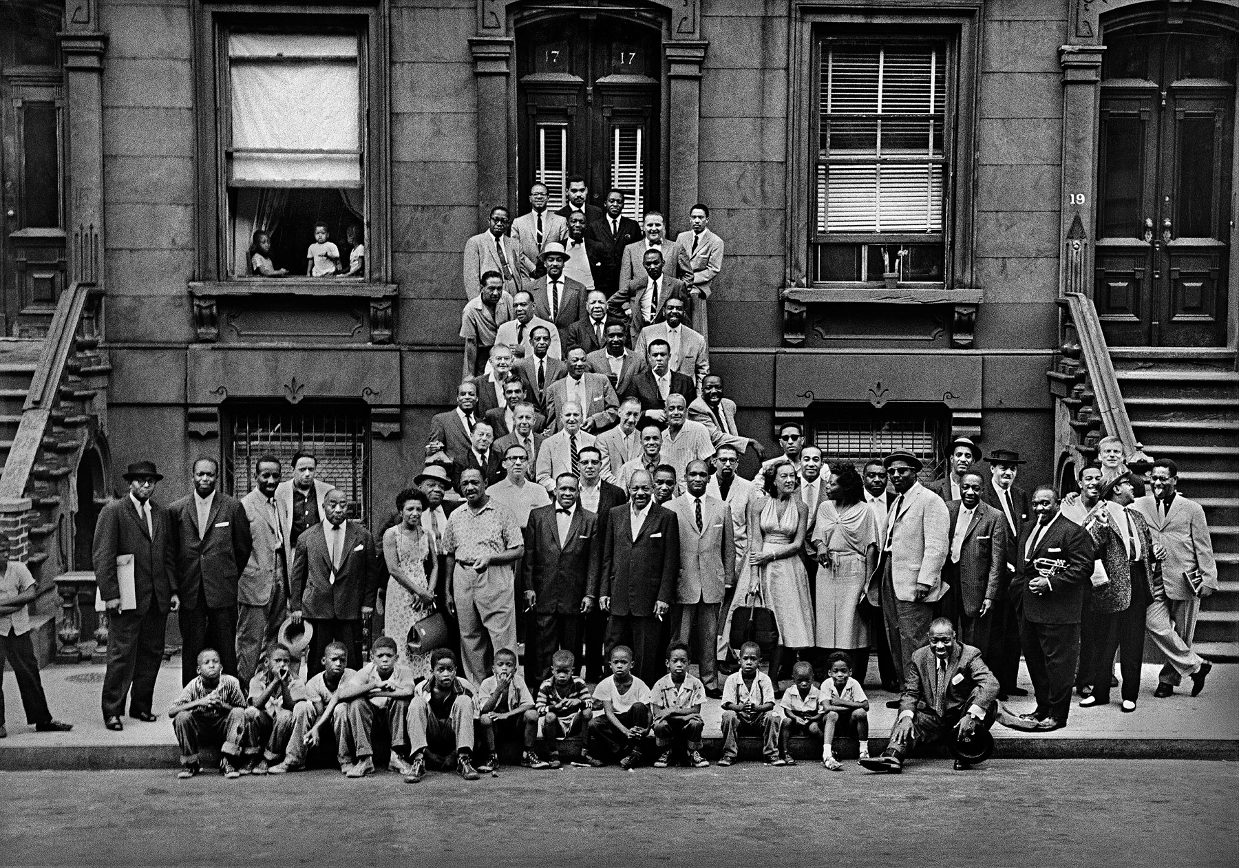 La celebre fotografia con 57 artisti della musica jazz, scattata da Art Kane per Esquire, il 12 agosto 1958